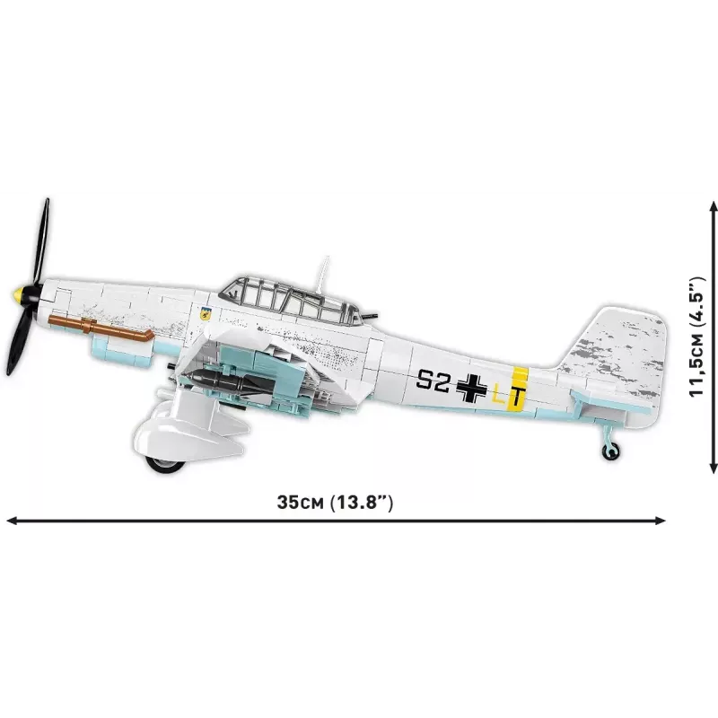 Cobi blokeliai Junkers JU 87D-3 Stuka konstravimo rinkinys 556 dalys