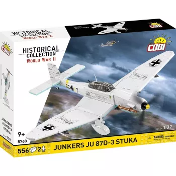 Cobi blokeliai Junkers JU 87D-3 Stuka konstravimo rinkinys 556 dalys