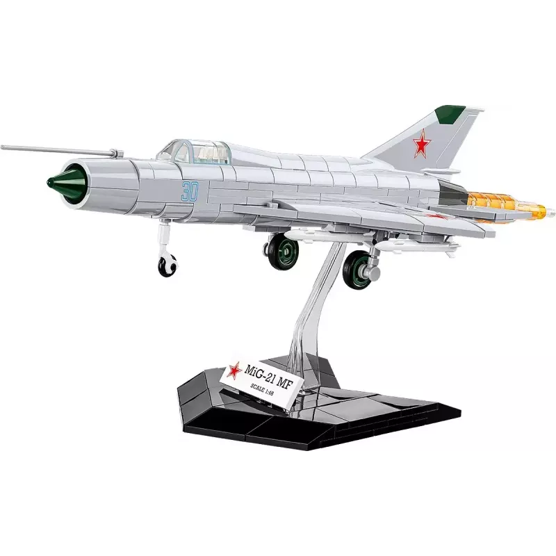 Statybiniai blokeliai Cobi Mig-21 MF 381 dalių rinkinys – lėktuvo modelis
