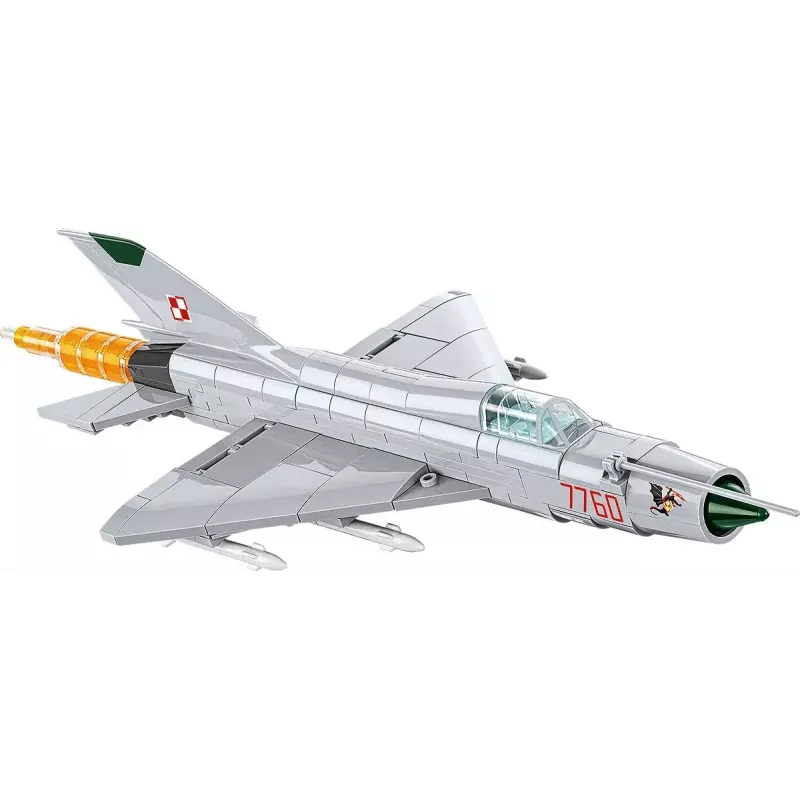 Statybiniai blokeliai Cobi Mig-21 MF 381 dalių rinkinys – lėktuvo modelis