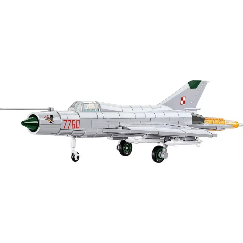 Statybiniai blokeliai Cobi Mig-21 MF 381 dalių rinkinys – lėktuvo modelis