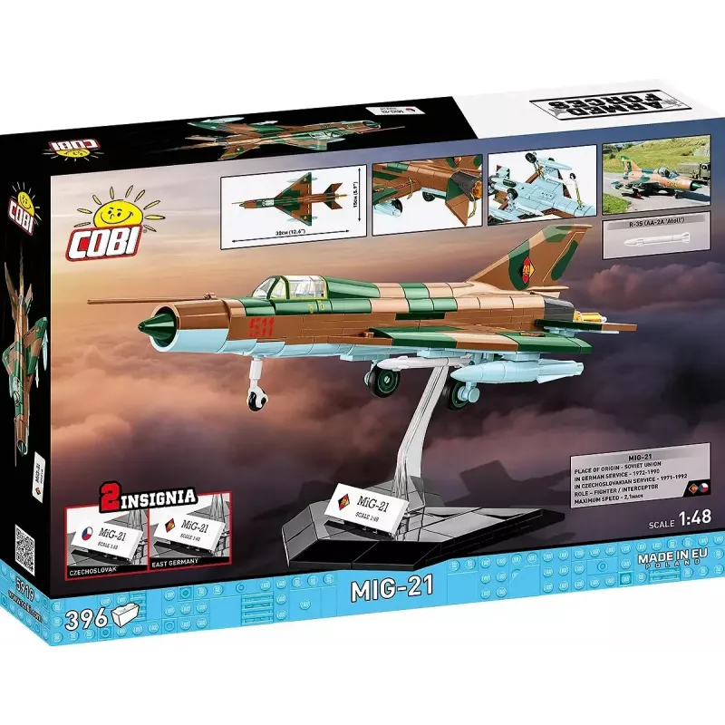 Cobi MiG-21 modelis 396 dalių – Cobi blokelių konstruktorius