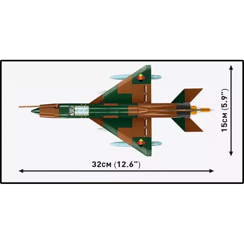 Cobi MiG-21 modelis 396 dalių – Cobi blokelių konstruktorius