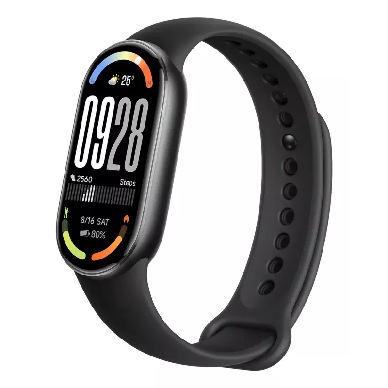 Xiaomi Smart Band 10 aktyvumo apyrankė AMOLED 1,72 colio (4,37 cm) juoda, 233 mAh, 212×520 px