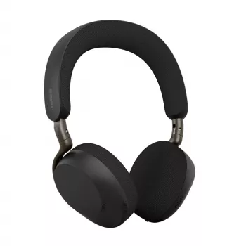 Jabra Evolve3 75 belaidė ausinė su UC Link390c belaidžiu įkrovikliu - juoda