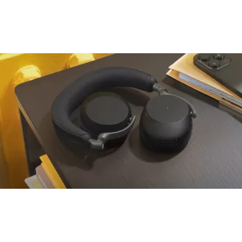 Jabra Evolve3 75 belaidė ausinė su UC Link390c belaidžiu įkrovikliu - juoda