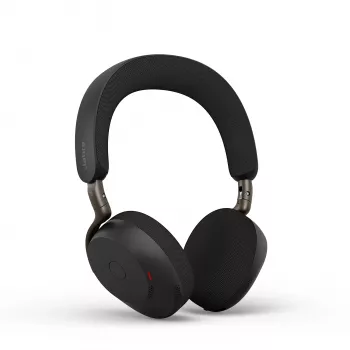 Jabra Evolve3 75 - MS Link390a - Juoda, Belaidis, 20 - 20000 Hz, Skambučiai/Muzika, 180 g, Ausinės, Juoda