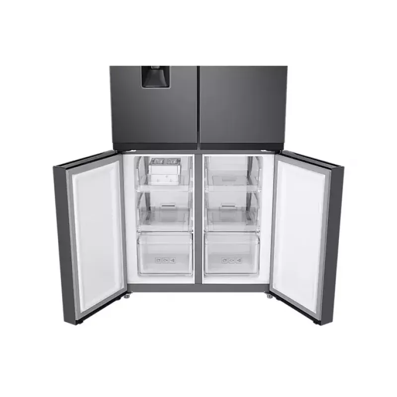 Šaldytuvas Samsung RF48A401EB4/EO šaldiklis šone 488 L juodas