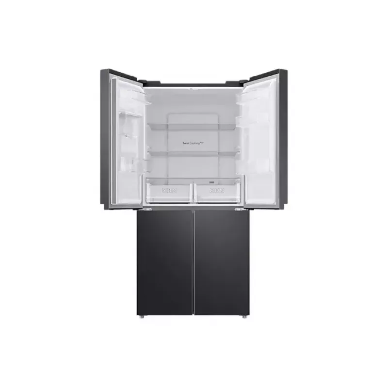 Šaldytuvas Samsung RF48A401EB4/EO šaldiklis šone 488 L juodas