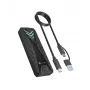 ICY BOX korpusas M.2 NVMe SSD su USB 3.2 Gen 2 Type-C ir RGB apšvietimu