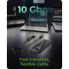 ICY BOX korpusas M.2 NVMe SSD su USB 3.2 Gen 2 Type-C ir RGB apšvietimu
