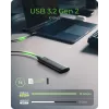 ICY BOX išorinis M.2 NVMe dėklas su USB 3.2 Gen 2 Type-C, SSD dėklas, M.2, PCI Express, 10 Gbit/s, karštas keitimas, juoda
