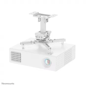 Lubinis projektoriaus laikiklis Neomounts CL25-530WH1 — pilnas judesys, maks. apkrova 45 kg, aukštis 25,5 cm, baltas