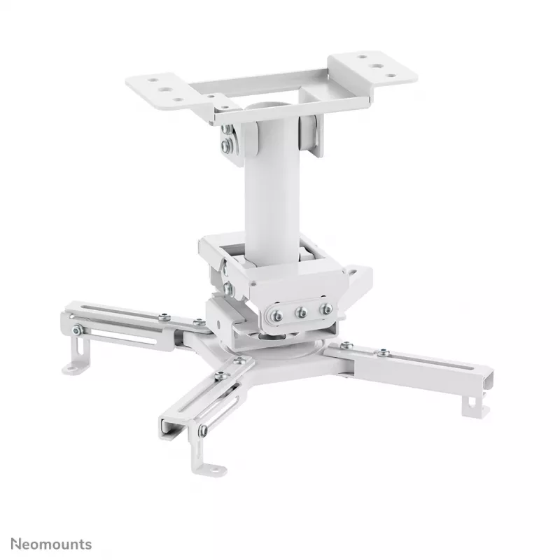 Lubinis projektoriaus laikiklis Neomounts CL25-530WH1 — pilnas judesys, maks. apkrova 45 kg, aukštis 25,5 cm, baltas
