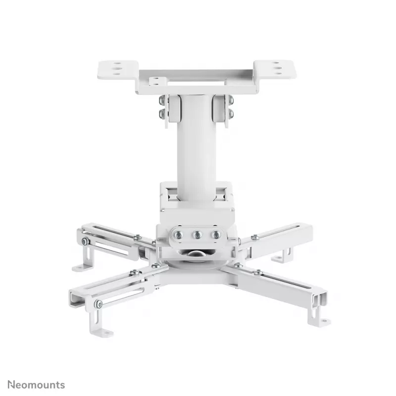 Lubinis projektoriaus laikiklis Neomounts CL25-530WH1 — pilnas judesys, maks. apkrova 45 kg, aukštis 25,5 cm, baltas