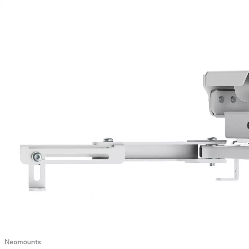 Lubinis projektoriaus laikiklis Neomounts CL25-530WH1 — pilnas judesys, maks. apkrova 45 kg, aukštis 25,5 cm, baltas