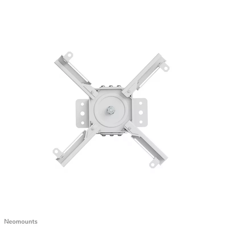 Lubinis projektoriaus laikiklis Neomounts CL25-530WH1 — pilnas judesys, maks. apkrova 45 kg, aukštis 25,5 cm, baltas