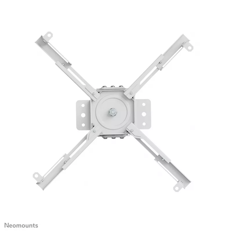 Lubinis projektoriaus laikiklis Neomounts CL25-530WH1 — pilnas judesys, maks. apkrova 45 kg, aukštis 25,5 cm, baltas
