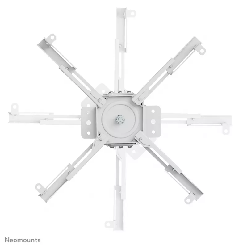 Lubinis projektoriaus laikiklis Neomounts CL25-530WH1 — pilnas judesys, maks. apkrova 45 kg, aukštis 25,5 cm, baltas