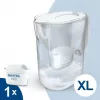 Vandens filtro ąsotis BRITA Style ESSENTIAL XL baltas su MX Pro Pure Performance kasetė