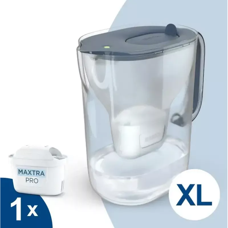 BRITA Style ESSENTIAL XL vandens filtro ąsotis mėlynas su MX Pro Pure Performance filtru