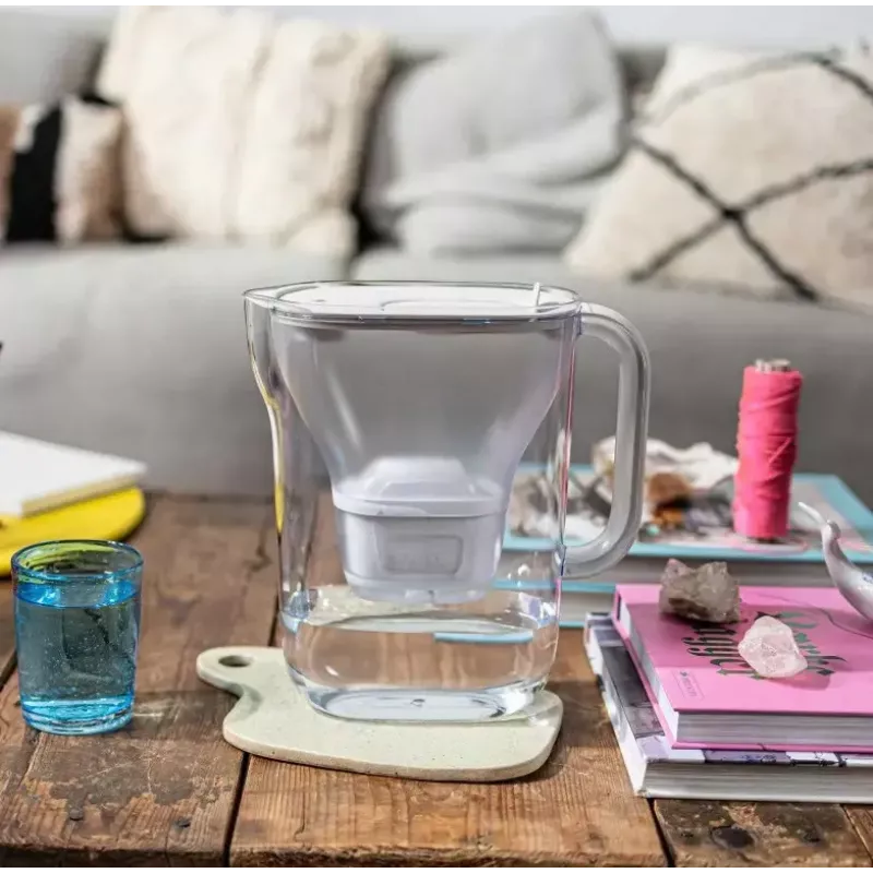 BRITA Style ESSENTIAL XL vandens filtro ąsotis smėlio spalvos su MX Pro Pure Performance filtru