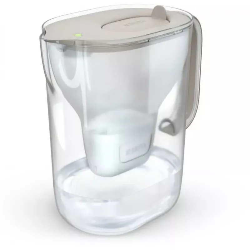 BRITA Style ESSENTIAL XL vandens filtro ąsotis smėlio spalvos su MX Pro Pure Performance filtru
