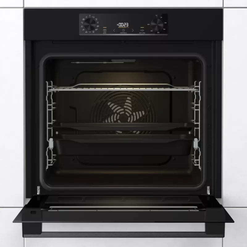 Gorenje BOS6737E06B RAL9005 elektrinė orkaitė, 77 L, 2300 W, 300 °C
