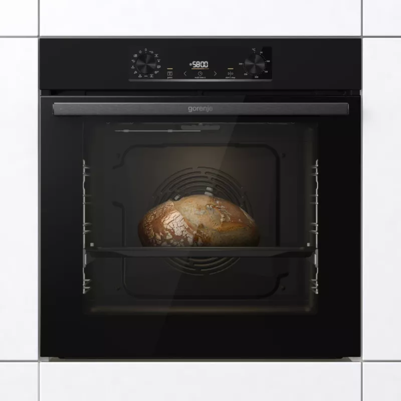 Gorenje BOS6737E06B RAL9005 elektrinė orkaitė, 77 L, 2300 W, 300 °C