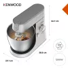 Kenwood Chef XL KVL4110S stacionarus maišytuvas — 1200 W, 6,7 l nerūdijančio plieno dubuo, planetinis maišymas, blenderis, sidabrinis