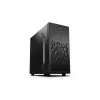 DeepCool Matrexx 30 SI Mini Tower korpusas — Micro-ATX/Mini-ITX, 3x3.5 colio + 2x2.5 colio vietos, 25 cm GPU, 15.1 cm CPU aušintuvas, viršuje montuojamas maitinimo šaltinis, juodas
