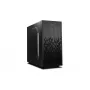 DeepCool Matrexx 30 SI Mini Tower korpusas — Micro-ATX/Mini-ITX, 3x3.5 colio + 2x2.5 colio vietos, 25 cm GPU, 15.1 cm CPU aušintuvas, viršuje montuojamas maitinimo šaltinis, juodas