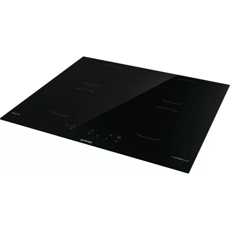 Gorenje GI6401BSCE juoda įmontuojama 59 cm zoninė indukcinė kaitlentė 4 zonos