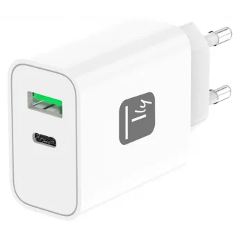 Techly IPW-USB-30WACG universalus mobiliojo įrenginio įkroviklis Baltas AC Greitas įkrovimas