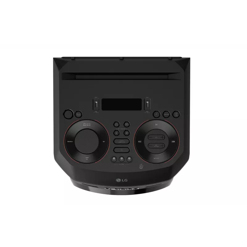 Kolonėlė vakarėliams LG XBOOM RNC5 — 2.0 kanalų, 2 krypčių, Bluetooth 4.0 (AAC/SBC), USB-A, FM, RGB LED, 13,8 kg