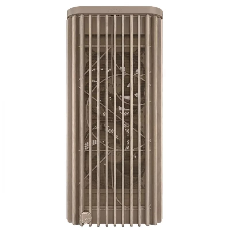 Korpusas ASUS ProArt PA401 Wood Edition Beige – midi bokštas, metalinis priekinis skydelis