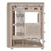 Korpusas ASUS ProArt PA401 Wood Edition Beige – midi bokštas, metalinis priekinis skydelis