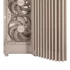 Korpusas ASUS ProArt PA401 Wood Mesh PWM Beige — ATX, medinė panelė, 2×160 mm priekyje, 1×120 mm gale, 2×3.5 colio + 2×2.5 colio vietos
