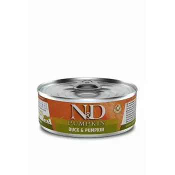 Šlapias kačių ėdalas Farmina N&D Pumpkin Duck 70 g maišelis, suaugusioms ir senjorų katėms