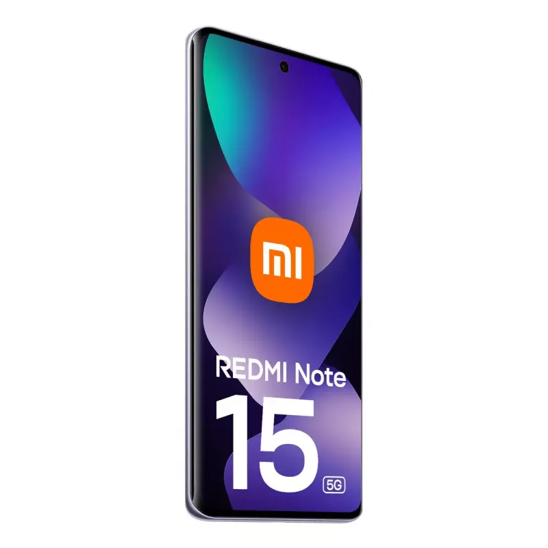 Išmanusis telefonas Xiaomi Redmi Note 15 5G — Snapdragon 6 Gen 3, 8 GB RAM, 256 GB, 6,67 colio FHD+, 108 MP, 5520 mAh, Violetinė
