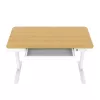 Elektra reguliuojamas aukščio stalas ActiveJet ET119W-C 140x70 cm — 1 variklis, aukštis 725–1225 mm, baltas/ąžuolas