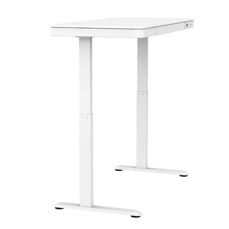 Aktyvus aukščio reguliavimo stalas ActiveJet ET119W-C 140x70 cm, eiga 50 cm, apkrova 45 kg, baltas