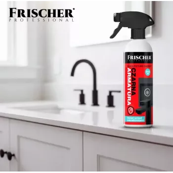 Valymo skystis FRISCHER juodųjų jungiamųjų detalių valiklis 0,5 L su dozatoriumi