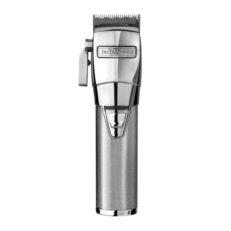 Belaidis kirpimo aparatas BaByliss PRO FX8700E chromuotas, įmontuota baterija, 120 min veikimo, 6300 RPM