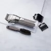 Belaidis kirpimo aparatas BaByliss PRO FX8700E chromuotas, įmontuota baterija, 120 min veikimo, 6300 RPM