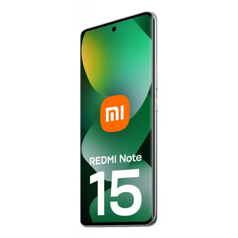 Išmanusis telefonas Xiaomi Redmi Note 15 — 6,77 colio AMOLED, 8 GB RAM, 128 GB, 6000 mAh, 108 MP, IP64, Miško žalia
