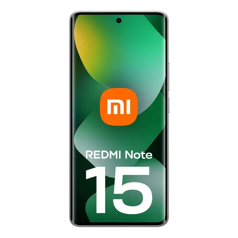 Išmanusis telefonas Xiaomi Redmi Note 15 — 6,77 colio AMOLED, 8 GB RAM, 128 GB, 6000 mAh, 108 MP, IP64, Miško žalia