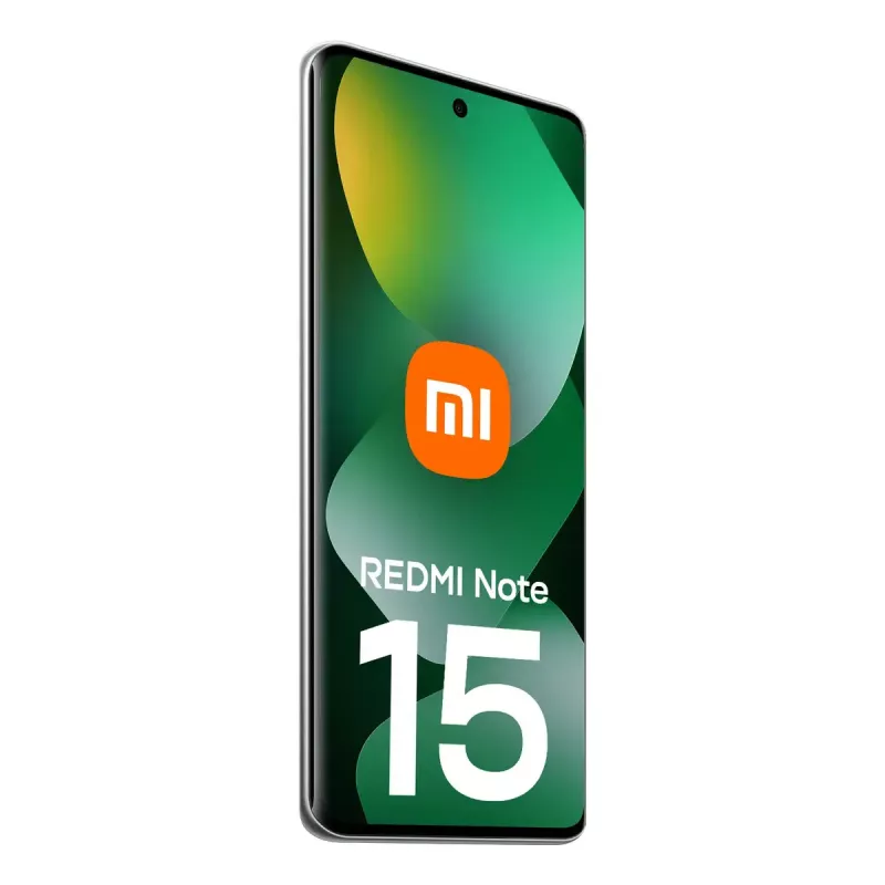Išmanusis telefonas Xiaomi Redmi Note 15 — 6,77 colio AMOLED, 8 GB RAM, 128 GB, 6000 mAh, 108 MP, IP64, Miško žalia
