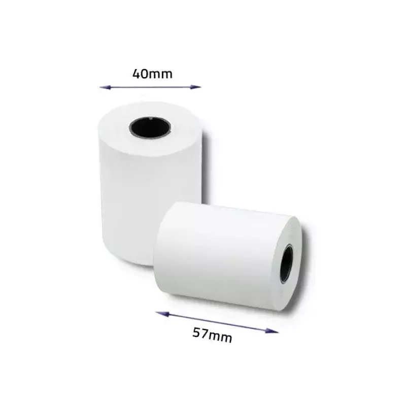 Terminis popieriaus ritinėlis QOLTEC 51899 — 57 mm x 16 m, 55 g/m², be BPA