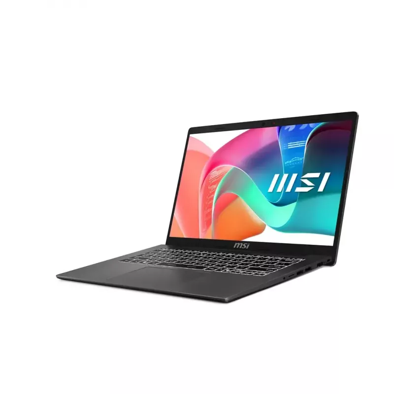 Nešiojamas kompiuteris MSI Modern 14 F13MG-265PL — 14,0 colio FHD IPS 60Hz, Intel Core i5-1334U, 16GB DDR4, 512GB PCIe NVMe, Intel Iris Xe, Win11 Pro, Platinum Gray